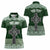 Personalized Celtic Cross Shamrock Ireland Women Polo Shirt Celtic Knot with Shamrock