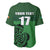 Custom Ireland Football Baseball Jersey Celtic Knot with Shamrock