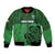 Custom Ireland Football Bomber Jacket Celtic Knot with Shamrock