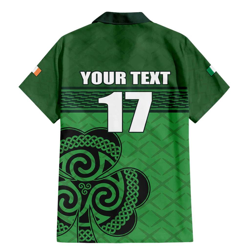 Custom Ireland Football Family Matching Mermaid Dress and Hawaiian Shirt Celtic Knot with Shamrock