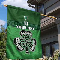 Custom Ireland Football Garden Flag Celtic Knot with Shamrock