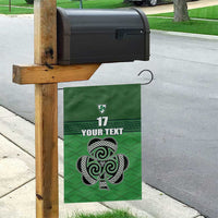 Custom Ireland Football Garden Flag Celtic Knot with Shamrock