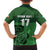 Custom Ireland Football Kid Hawaiian Shirt Celtic Knot with Shamrock