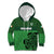 Custom Ireland Football Kid Hoodie Celtic Knot with Shamrock