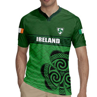 Custom Ireland Football Rugby Jersey Celtic Knot with Shamrock