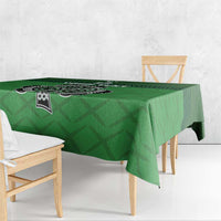 Custom Ireland Football Tablecloth Celtic Knot with Shamrock