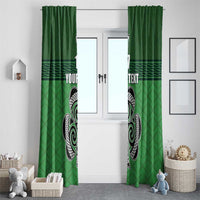 Custom Ireland Football Window Curtain Celtic Knot with Shamrock