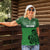 Custom Ireland Football Women Polo Shirt Celtic Knot with Shamrock