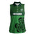 Custom Ireland Football Women Sleeveless Polo Shirt Celtic Knot with Shamrock
