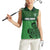 Custom Ireland Football Women Sleeveless Polo Shirt Celtic Knot with Shamrock