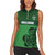 Custom Ireland Football Women Sleeveless Polo Shirt Celtic Knot with Shamrock
