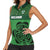 Custom Ireland Football Women Sleeveless Polo Shirt Celtic Knot with Shamrock
