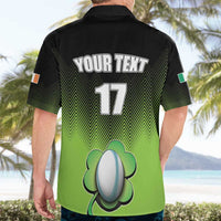 Custom Ireland Rugby Go Champions Hawaiian Shirt Irish Shamrock