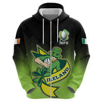 Custom Ireland Rugby Go Champions Hoodie Irish Shamrock