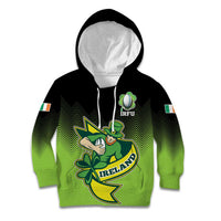 Custom Ireland Rugby Go Champions Kid Hoodie Irish Shamrock