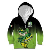 Custom Ireland Rugby Go Champions Kid Hoodie Irish Shamrock