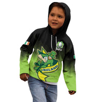 Custom Ireland Rugby Go Champions Kid Hoodie Irish Shamrock