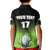 Custom Ireland Rugby Go Champions Kid Polo Shirt Irish Shamrock