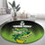 Custom Ireland Rugby Go Champions Round Carpet Irish Shamrock
