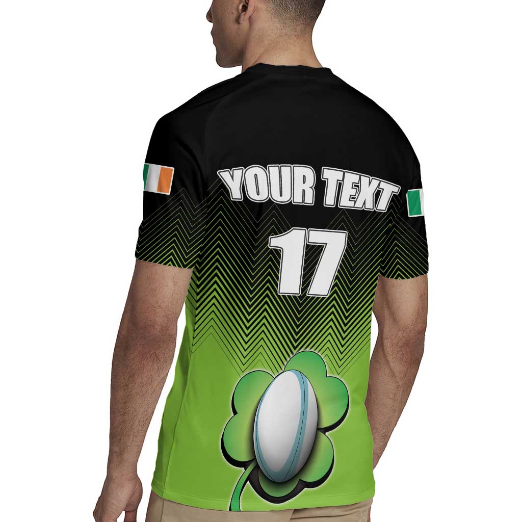 Custom Ireland Rugby Go Champions Rugby Jersey Irish Shamrock