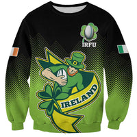 Custom Ireland Rugby Go Champions Sweatshirt Irish Shamrock