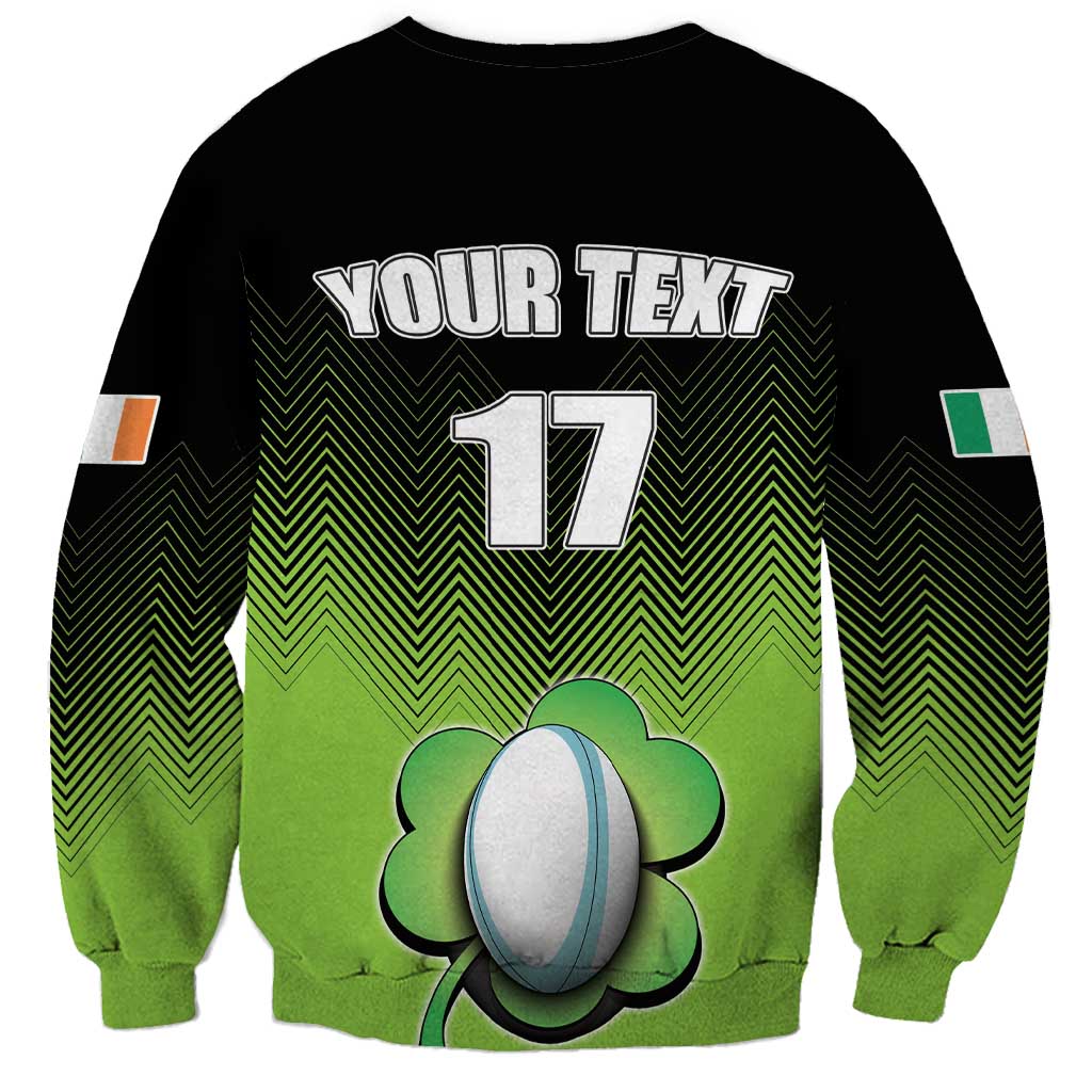 Custom Ireland Rugby Go Champions Sweatshirt Irish Shamrock