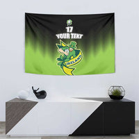 Custom Ireland Rugby Go Champions Tapestry Irish Shamrock