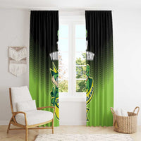 Custom Ireland Rugby Go Champions Window Curtain Irish Shamrock