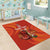 Custom Wales Football Go Champions Area Rug Cymru am byth Red Style