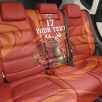 Custom Wales Football Go Champions Back Car Seat Cover Cymru am byth Red Style