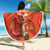 Custom Wales Football Go Champions Beach Blanket Cymru am byth Red Style