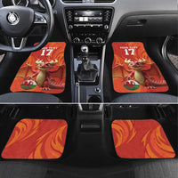 Custom Wales Football Go Champions Car Mats Cymru am byth Red Style