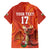 Custom Wales Football Go Champions Family Matching Off The Shoulder Long Sleeve Dress and Hawaiian Shirt Cymru am byth Red Style