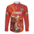 Custom Wales Football Go Champions Family Matching Puletasi and Hawaiian Shirt Cymru am byth Red Style