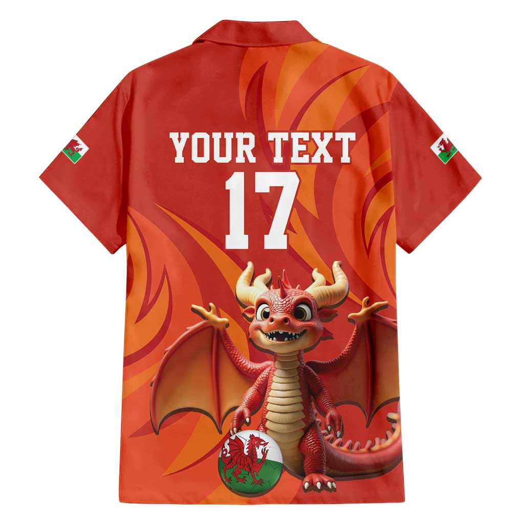 Custom Wales Football Go Champions Family Matching Tank Maxi Dress and Hawaiian Shirt Cymru am byth Red Style