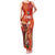 Custom Wales Football Go Champions Family Matching Tank Maxi Dress and Hawaiian Shirt Cymru am byth Red Style