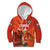 Custom Wales Football Go Champions Kid Hoodie Cymru am byth Red Style