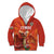 Custom Wales Football Go Champions Kid Hoodie Cymru am byth Red Style