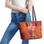 Custom Wales Football Go Champions Leather Tote Bag Cymru am byth Red Style