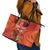 Custom Wales Football Go Champions Leather Tote Bag Cymru am byth Red Style