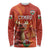 Custom Wales Football Go Champions Long Sleeve Shirt Cymru am byth Red Style
