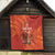 Custom Wales Football Go Champions Quilt Cymru am byth Red Style