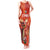 Custom Wales Football Go Champions Tank Maxi Dress Cymru am byth Red Style