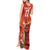 Custom Wales Football Go Champions Tank Maxi Dress Cymru am byth Red Style