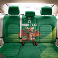 Custom Wales Football Go Champions Back Car Seat Cover Cymru am byth Green Style