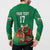 Custom Wales Football Go Champions Button Sweatshirt Cymru am byth Green Style