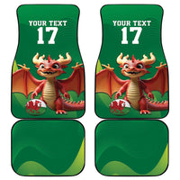 Custom Wales Football Go Champions Car Mats Cymru am byth Green Style