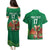 Custom Wales Football Go Champions Couples Matching Puletasi and Hawaiian Shirt Cymru am byth Green Style