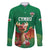 Custom Wales Football Go Champions Family Matching Off Shoulder Maxi Dress and Hawaiian Shirt Cymru am byth Green Style