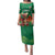 Custom Wales Football Go Champions Family Matching Puletasi and Hawaiian Shirt Cymru am byth Green Style